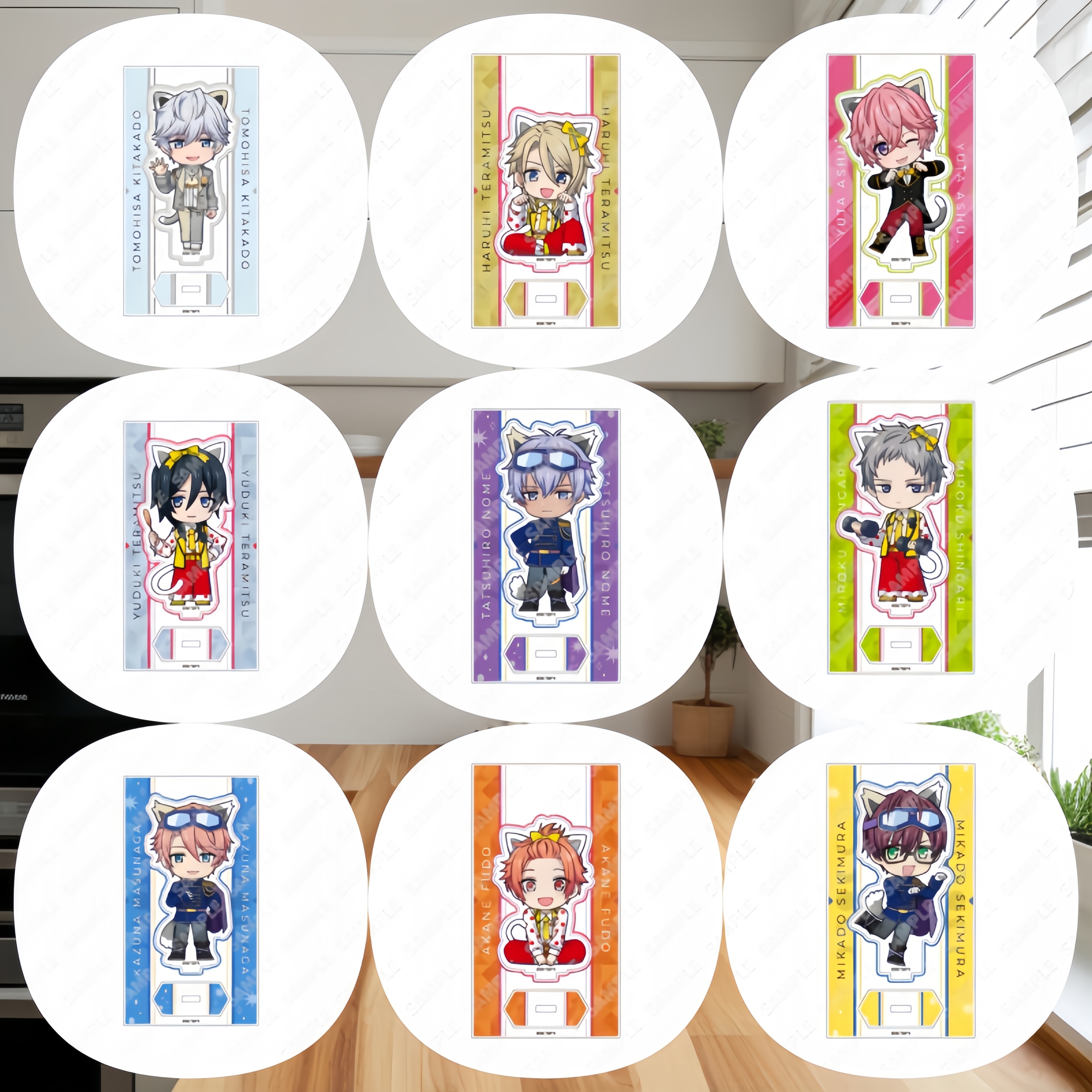 Anime Cosplay Nome - Anime B-PROJECT Keychains Acrylic Figure Stand