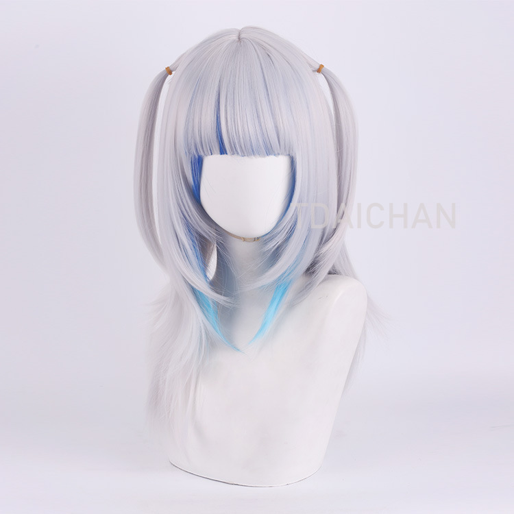 2025 Gawr Gura Cosplay Wig Whi – Anime Cosplay Event 2025 recenzja i cena