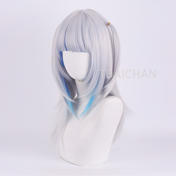 2025 Gawr Gura Cosplay Wig Whi – Anime Cosplay Event 2025 recenzja i cena