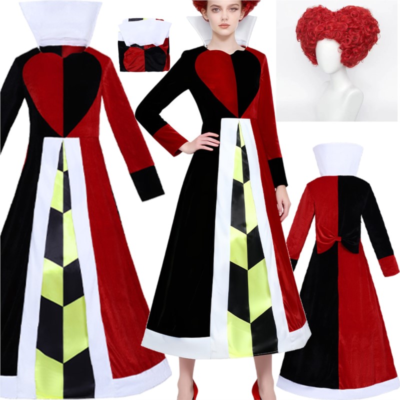 Queen Anime Red Heart Movie Co – Anime Cosplay With Red Hair recenzja i cena