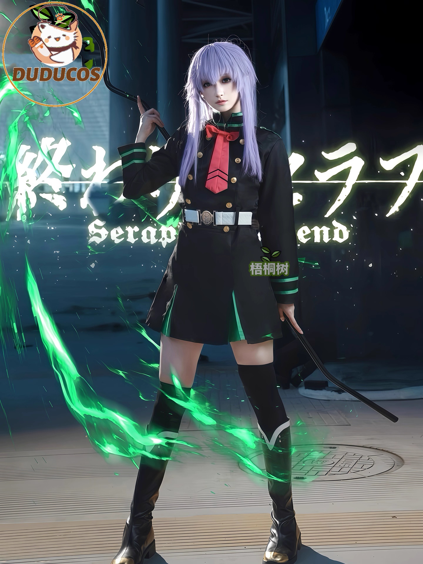 Anime Seraph of The End Shinoa – Anime Cosplay Wigs recenzja i cena