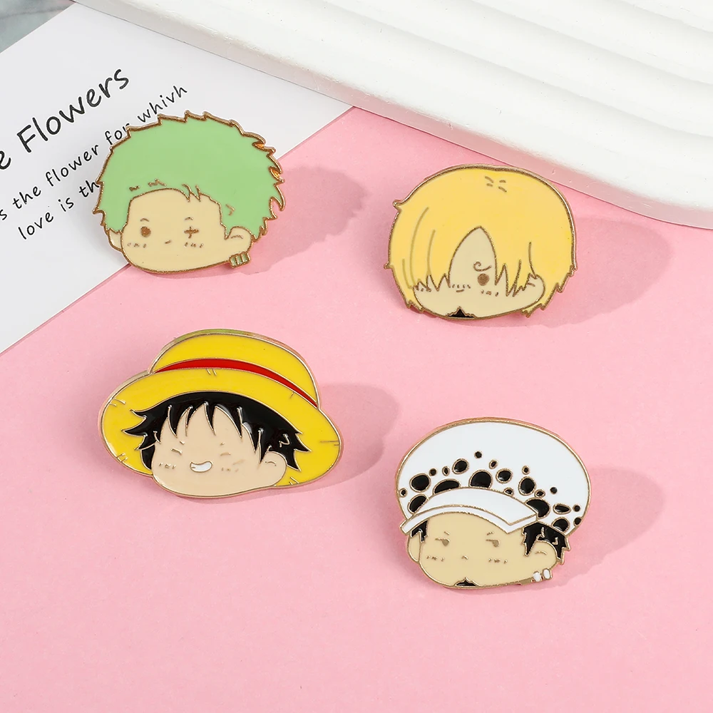 4 Pcs Anime Character Brooch S – Cosplay Anime Zoro recenzja i cena