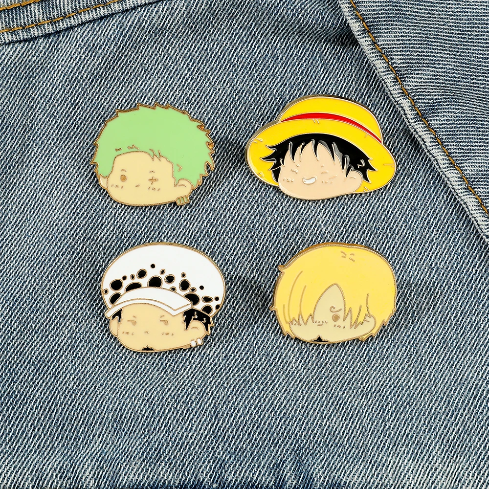 4 Pcs Anime Character Brooch S – Cosplay Anime Zoro recenzja i cena