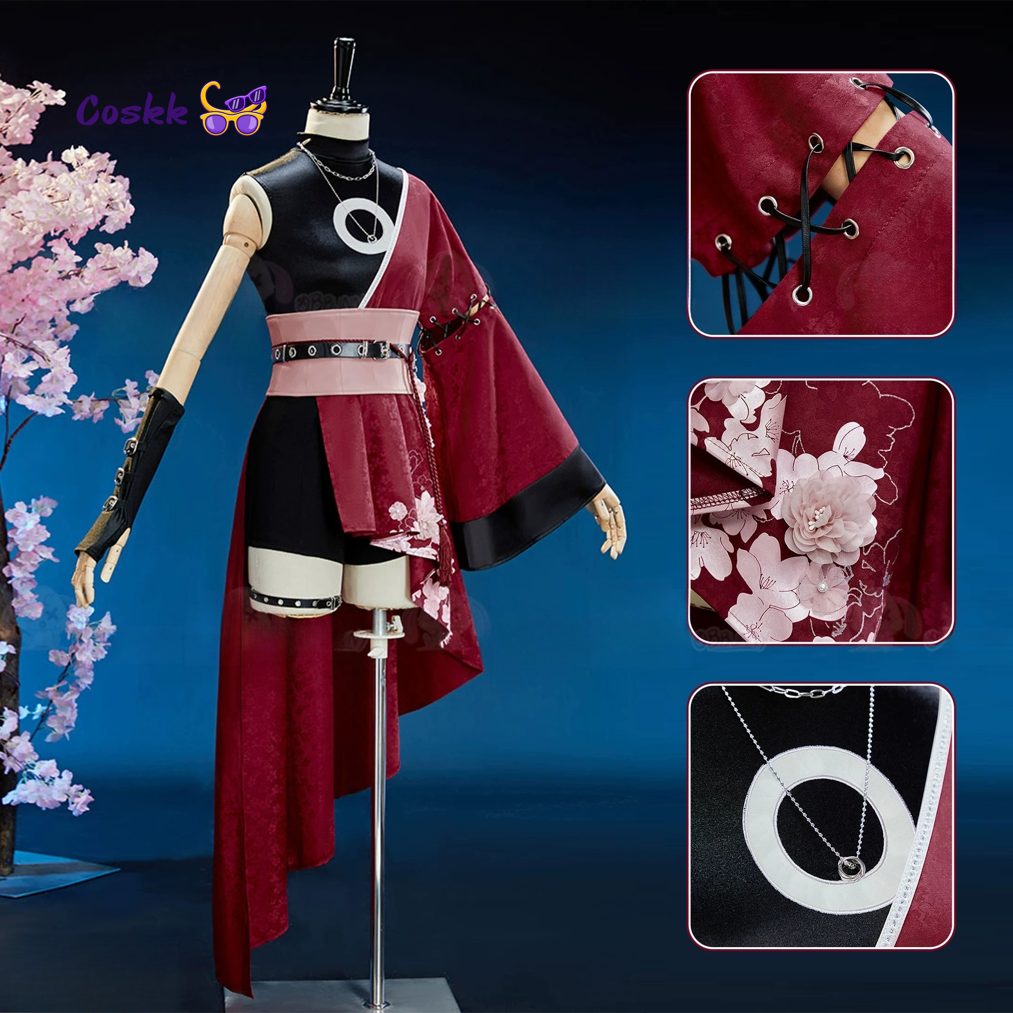 Newly Haruno Cos Sakura Cospla – Anime Cosplay Maid recenzja i cena