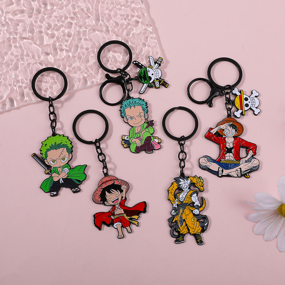 One Piece Anime Keychain Set - – Cosplay Anime Zoro recenzja i cena
