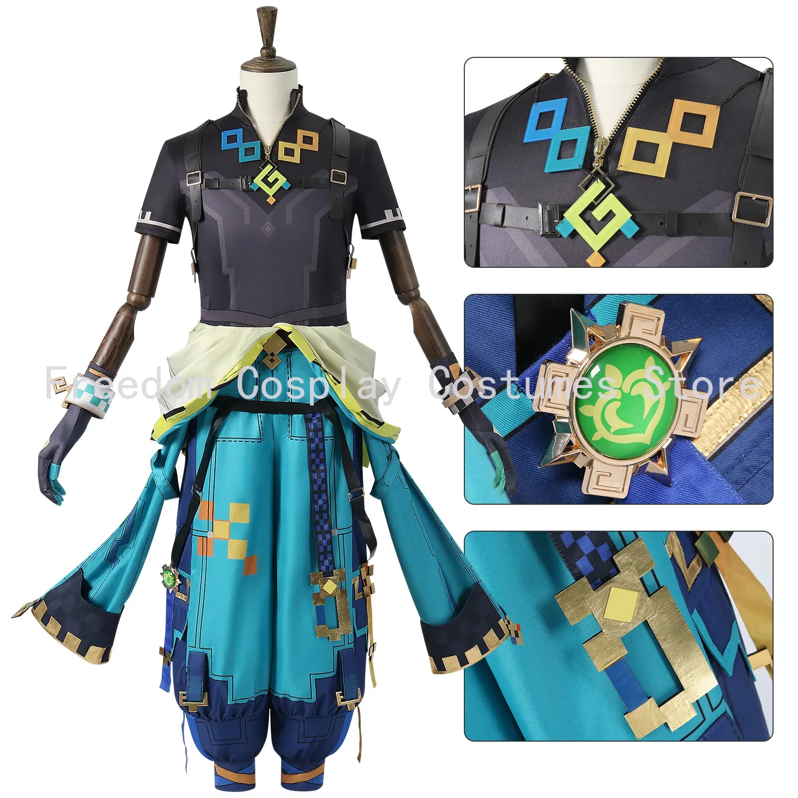 Game Genshin Impact Kinich Cos – Anime Cosplay Wigs recenzja i cena