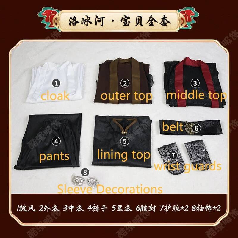 Anime Luo BingHe Cosplay Costu – Anime Cosplay Wigs recenzja i cena