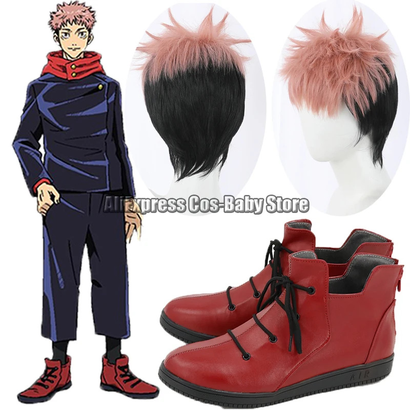 Anime Juju Ka Cosplay Shoes Bo – Anime Cosplay With Red Hair recenzja i cena