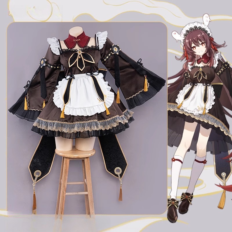 Game Genshin Impact Hu Tao Mai – Anime Cosplay Maid recenzja i cena