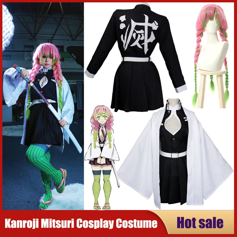 Anime Kanroji Mitsuri Cosplay  – Anime Cosplay Demon Slayer recenzja i cena