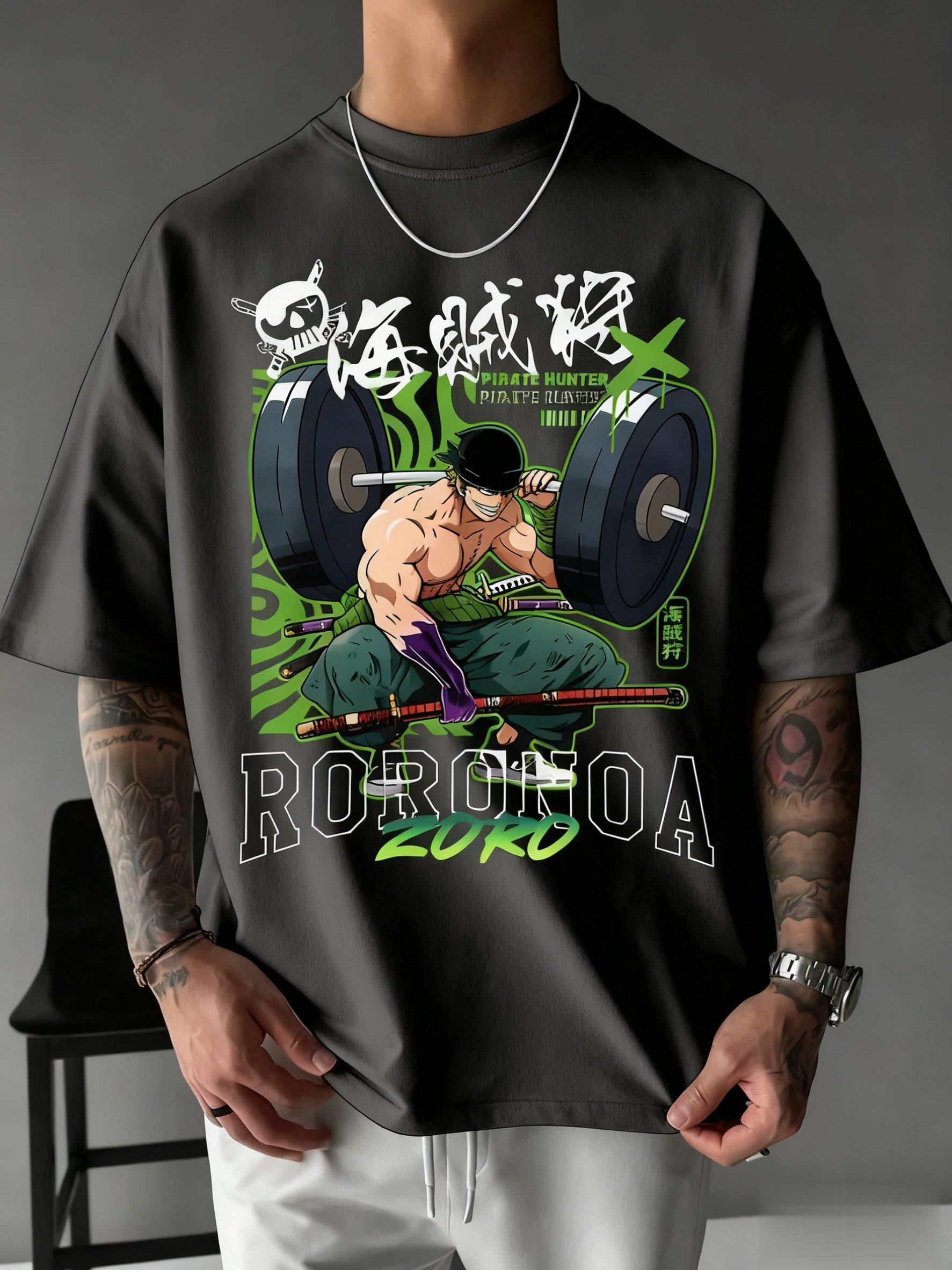 One Piece Zoro Anime Print T S – Cosplay Anime Zoro recenzja i cena
