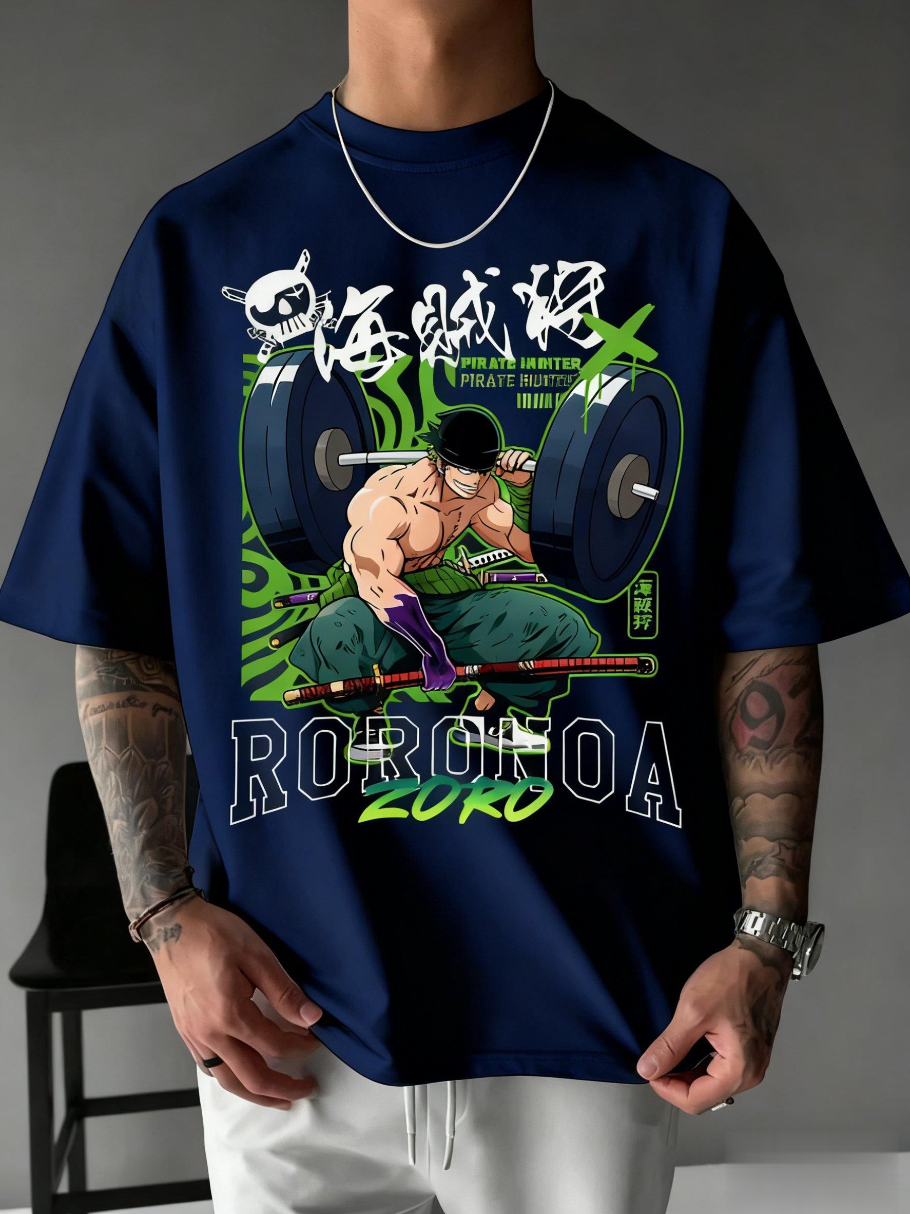 One Piece Zoro Anime Print T S – Cosplay Anime Zoro recenzja i cena