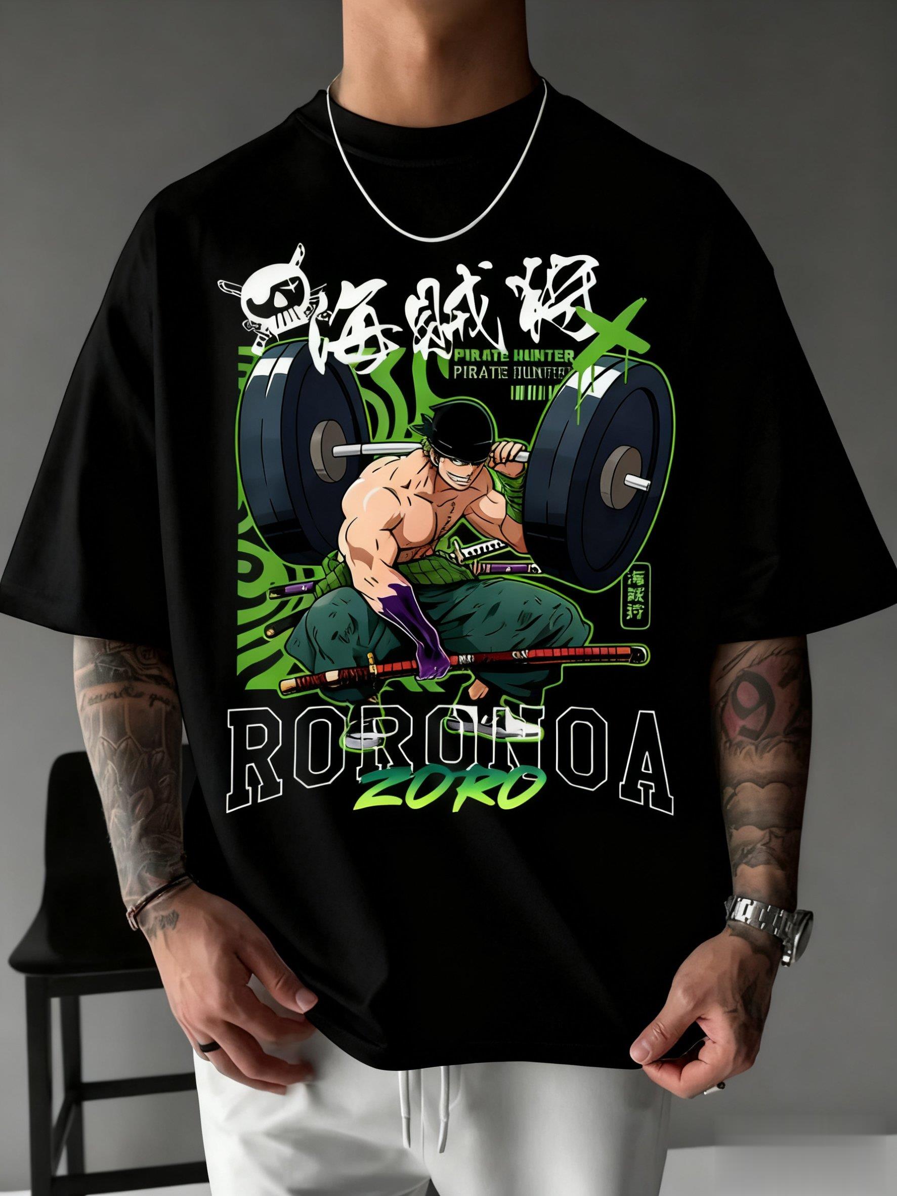 One Piece Zoro Anime Print T S – Cosplay Anime Zoro recenzja i cena