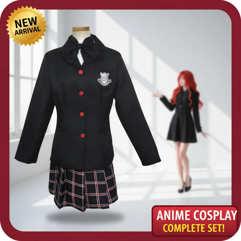 ▶❤Persona 5 Kasumi Yoshizawa C – Anime Cosplay With Red Hair recenzja i cena