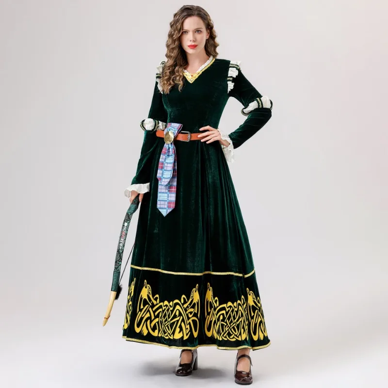 Brave Cartoon Princess Merida  – Anime Cosplay With Red Hair recenzja i cena