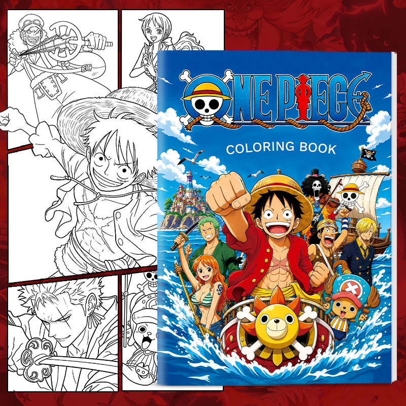 Anime One Piece Coloring Book  – Anime Cosplay Drawing recenzja i cena