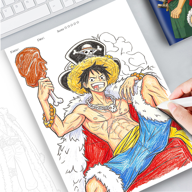 Anime One Piece Coloring Book  – Anime Cosplay Drawing recenzja i cena