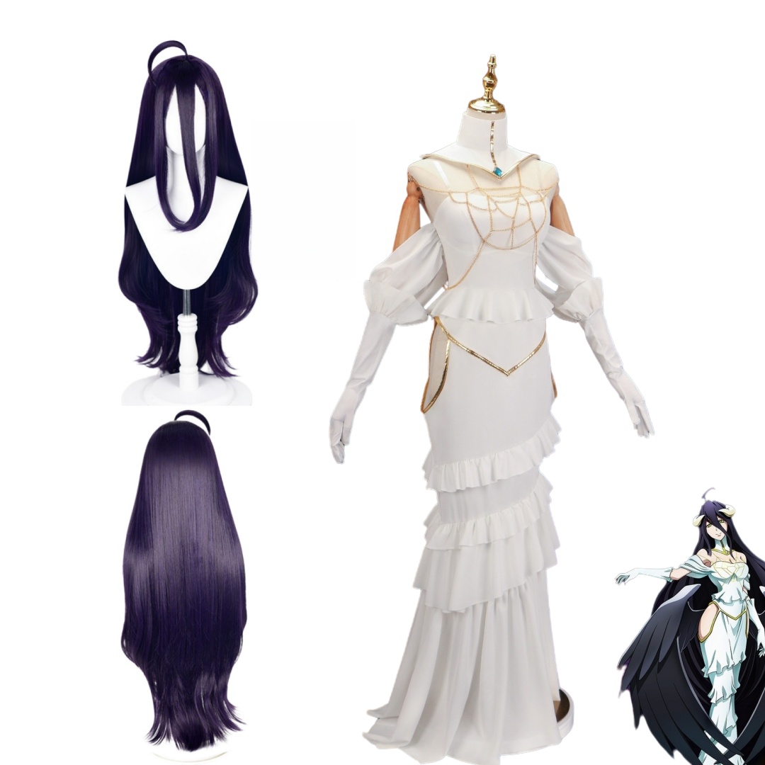 Overlord Arubedo Pure-White De – Anime Cosplay Wigs recenzja i cena