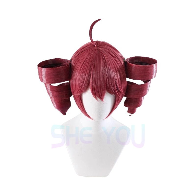 Anime Kasane Teto Wig Cosplay  – Anime Cosplay With Red Hair recenzja i cena