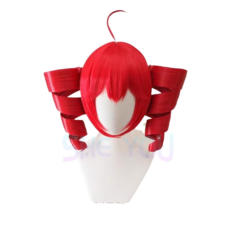 Anime Kasane Teto Wig Cosplay  – Anime Cosplay With Red Hair recenzja i cena