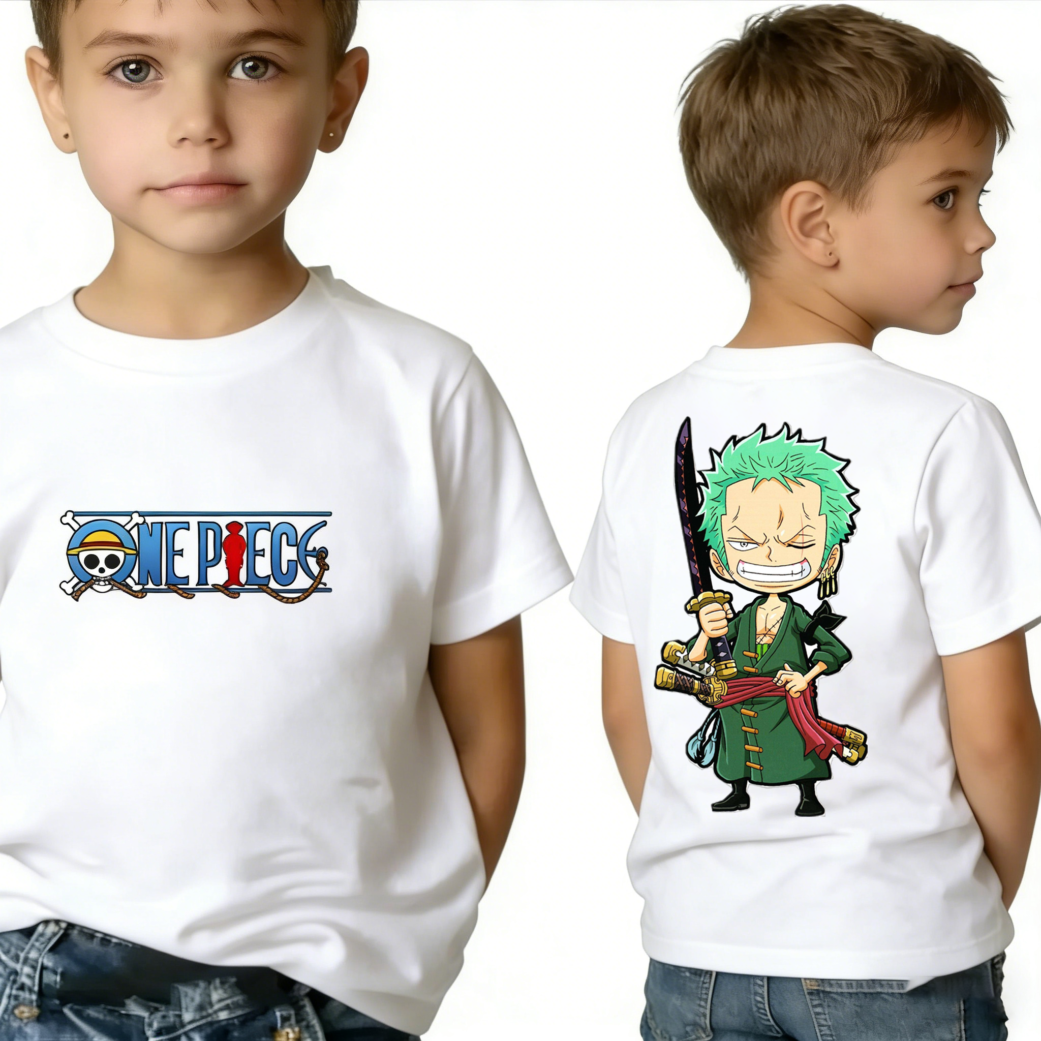 One Piece Boy's Girl's T Shirt – Cosplay Anime Zoro recenzja i cena