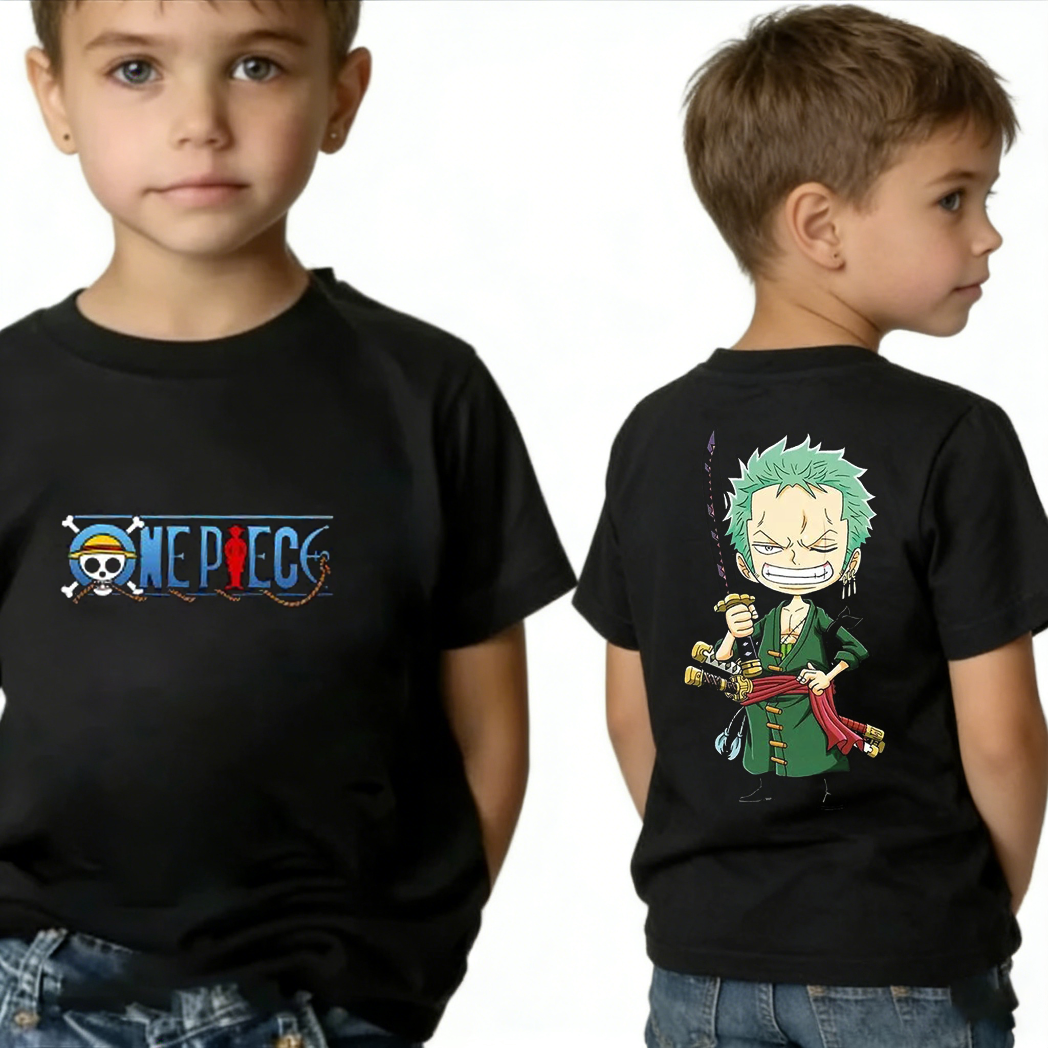 One Piece Boy's Girl's T Shirt – Cosplay Anime Zoro recenzja i cena