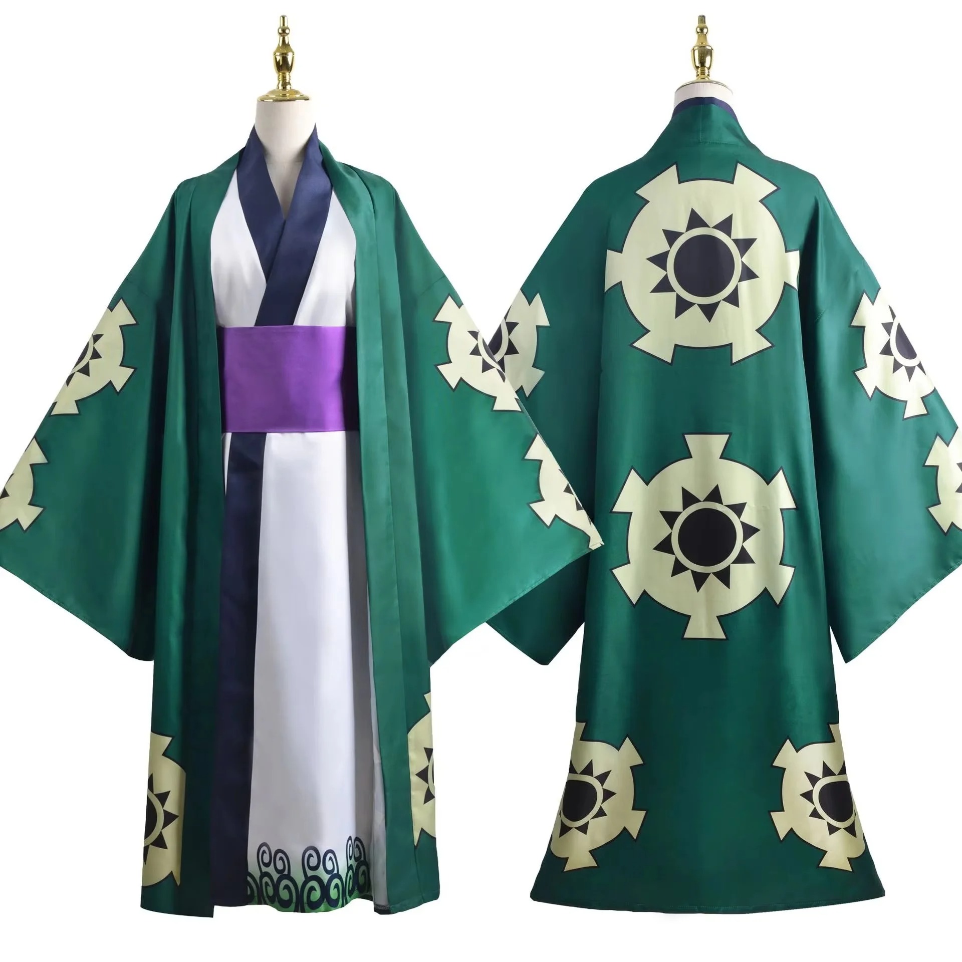 Green Roronoa Zoro Kimono Cosp – Cosplay Anime Zoro recenzja i cena