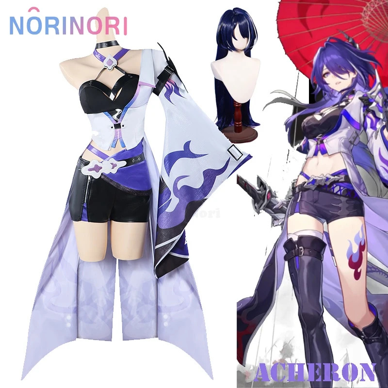 2025 Acheron Costume Wig Game  – Anime Cosplay Event 2025 recenzja i cena