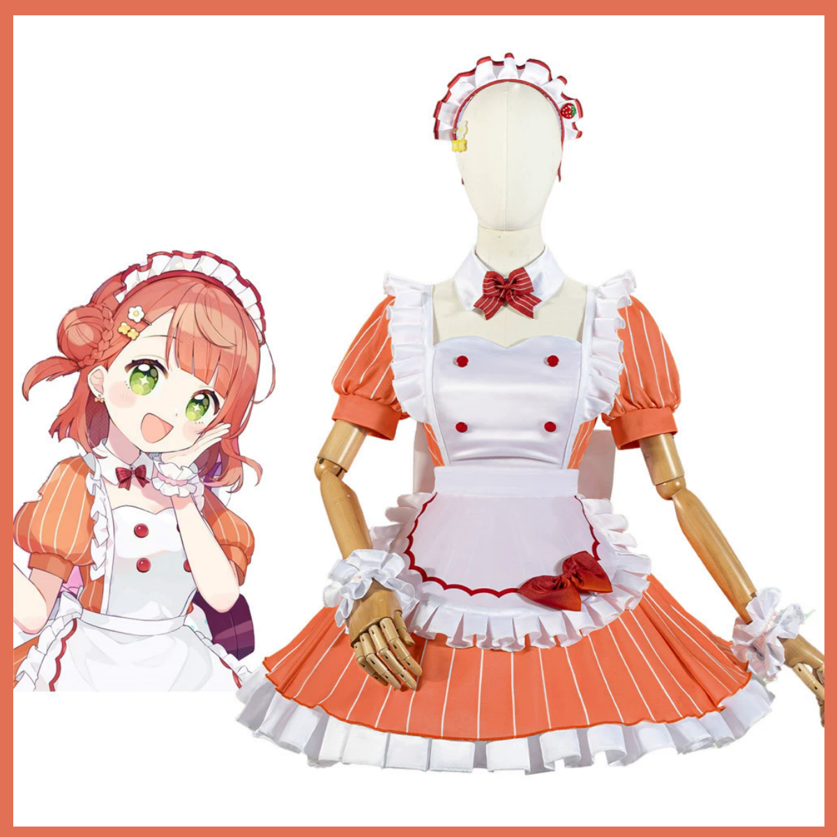 Maid Dress Lolita Skirt Wig Wo – Anime Cosplay Maid recenzja i cena