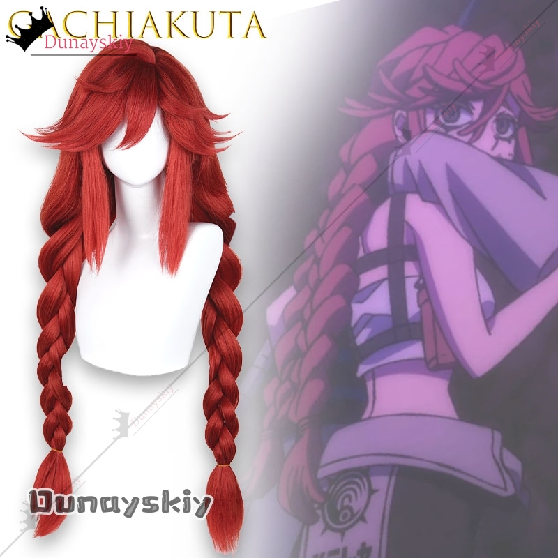 YiNuo@GACHIAKUTA Riyo Cosplay  – Anime Cosplay With Red Hair recenzja i cena