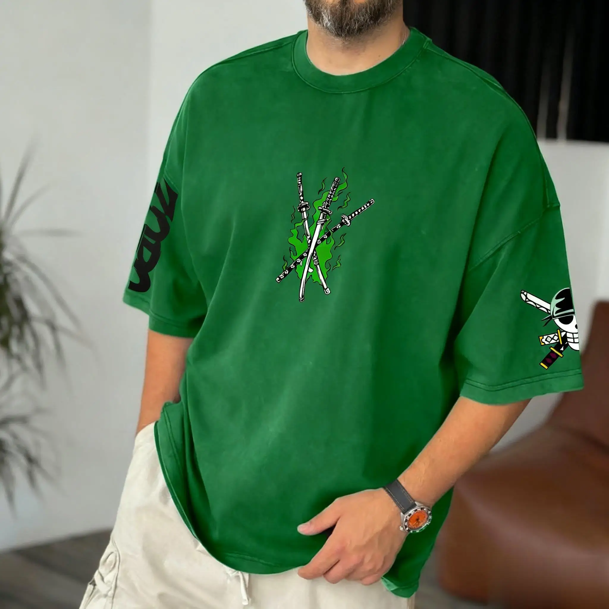 Summer Y2k Anime One Piece Zor – Cosplay Anime Zoro recenzja i cena