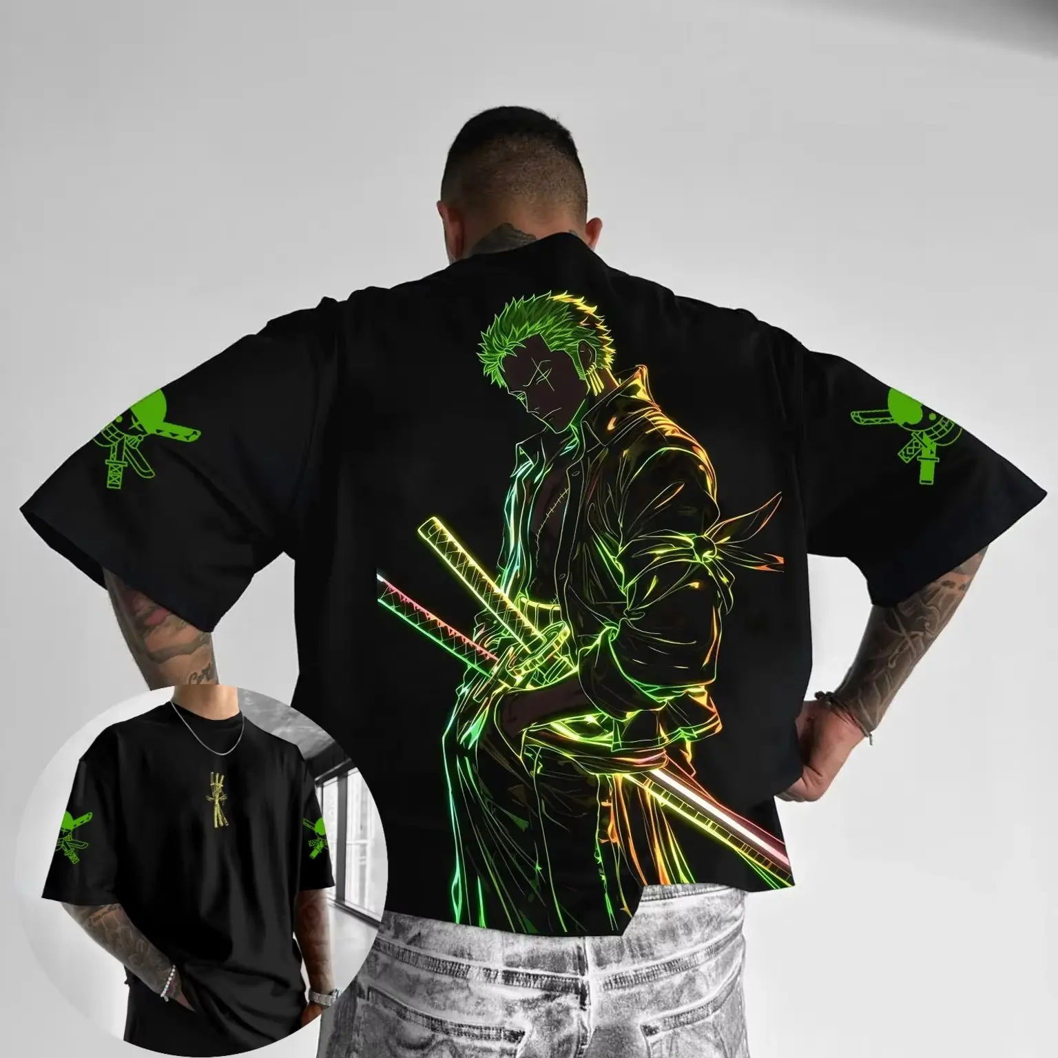 Summer Y2k Anime One Piece Zor – Cosplay Anime Zoro recenzja i cena